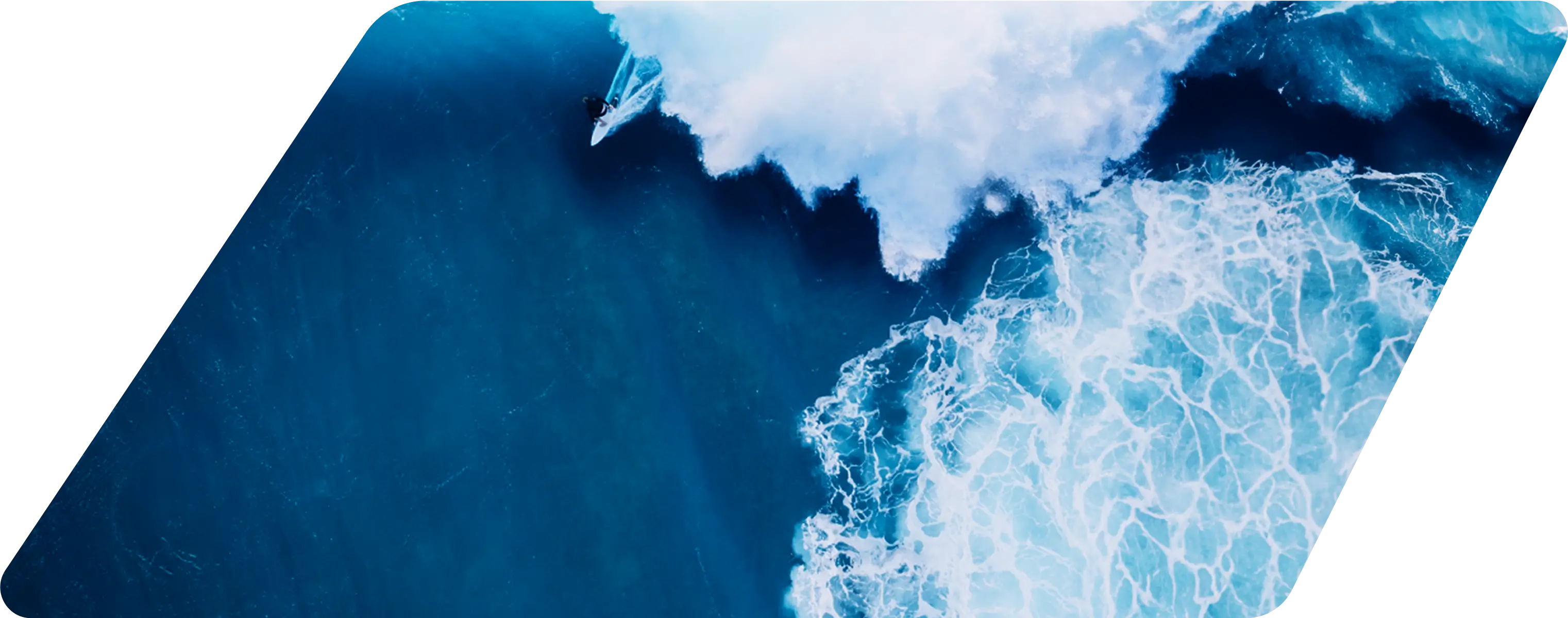 Surfer on a wave