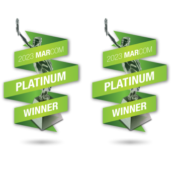 INFUSE 100 is honored with two
MarCom Awards.