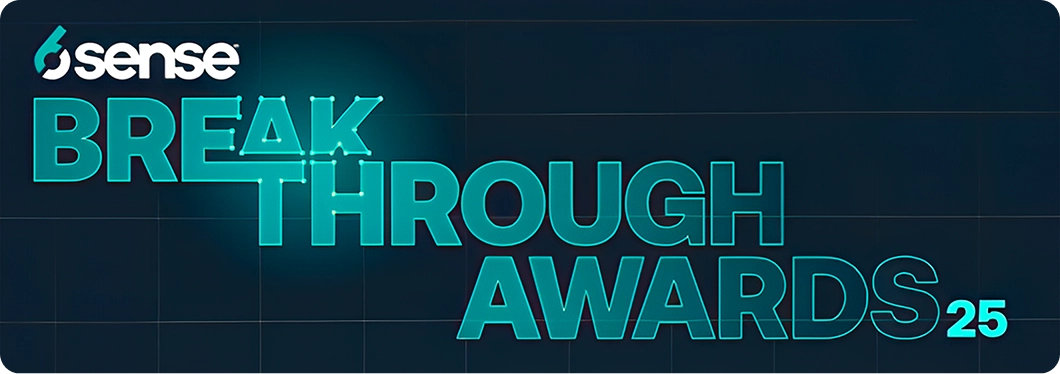 INFUSE named 6sense Technology Partner of the Year 2025.