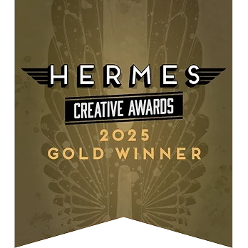INFUSE earns a Gold Hermes Creative Award for Outlook 2025.